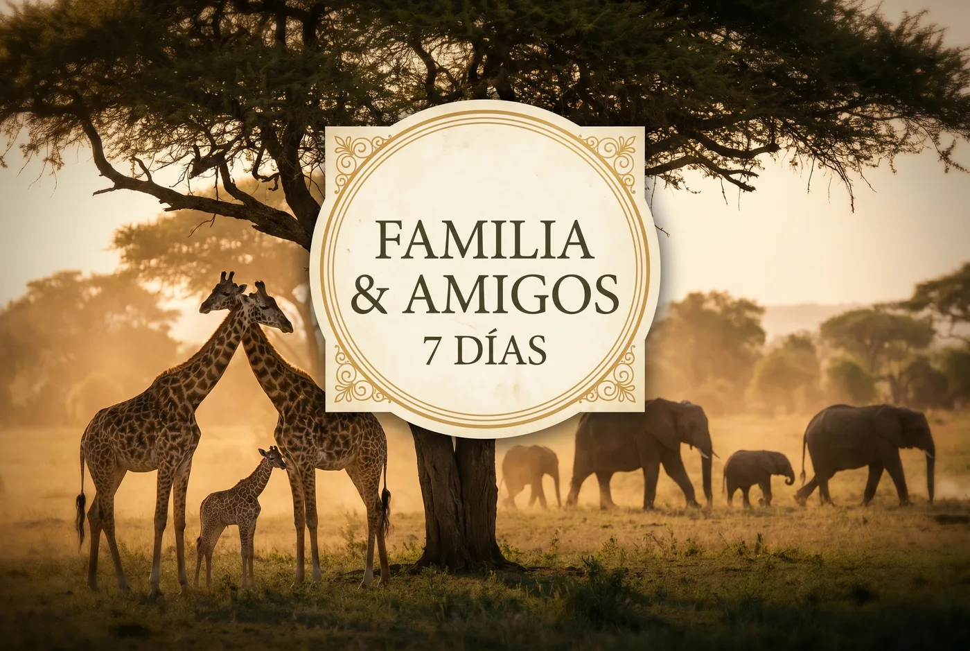 7 días - Safari de familia y amigos