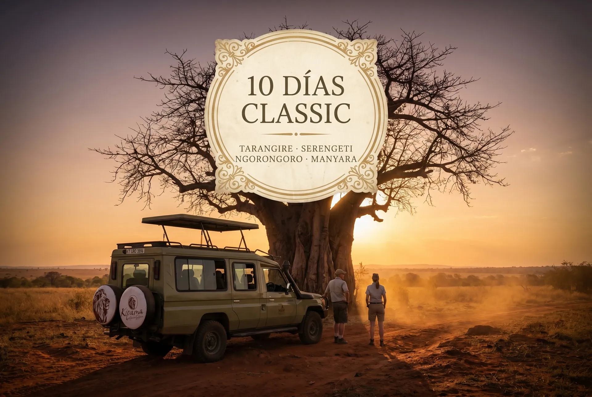 8 Días Safari Kipama Kubwa Tanzania